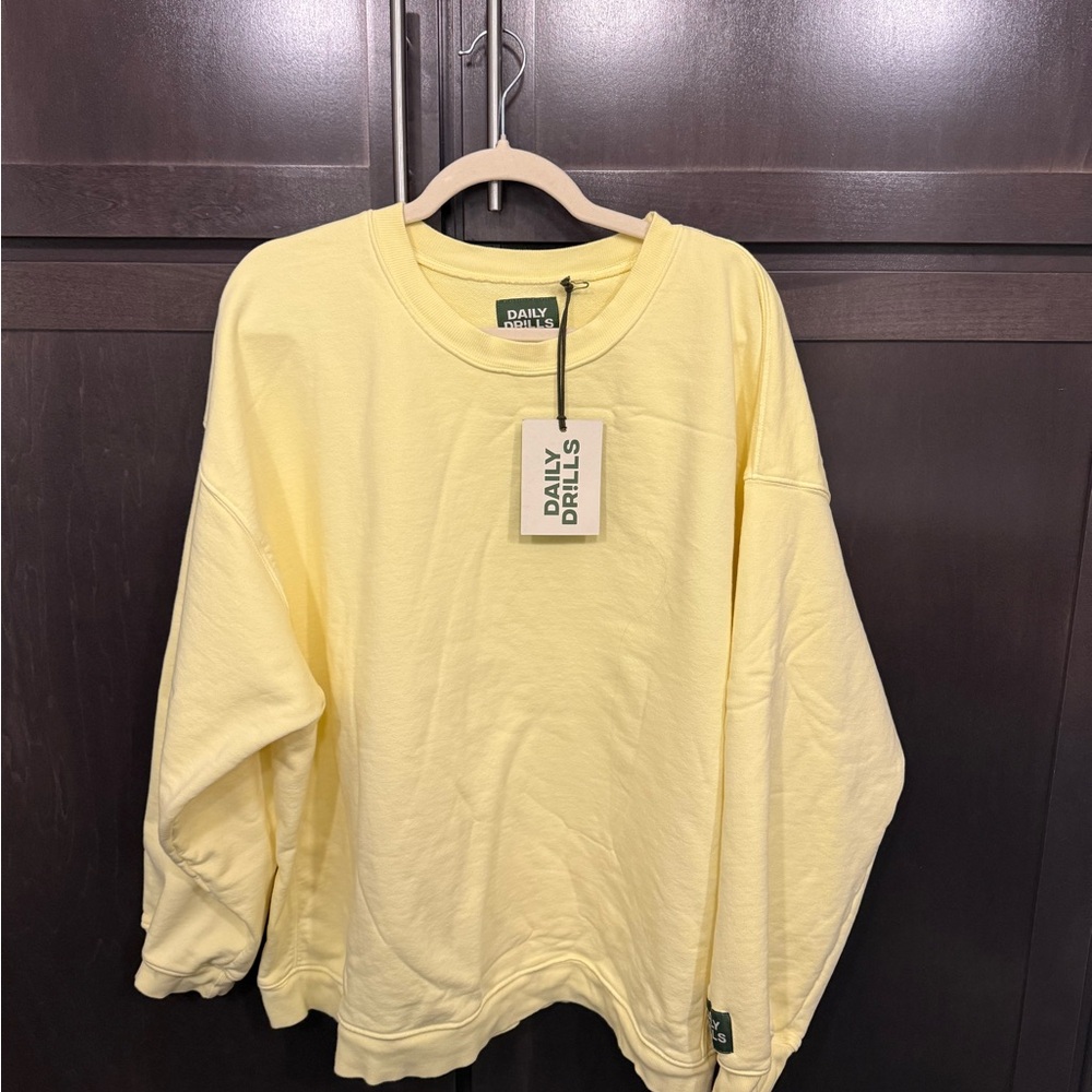 Daily Drills Light Yellow Pullover